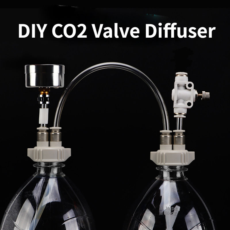 Planted Aquarium Co2 Kit - DIY CO2 Valve Diffuser Aquarium Supply