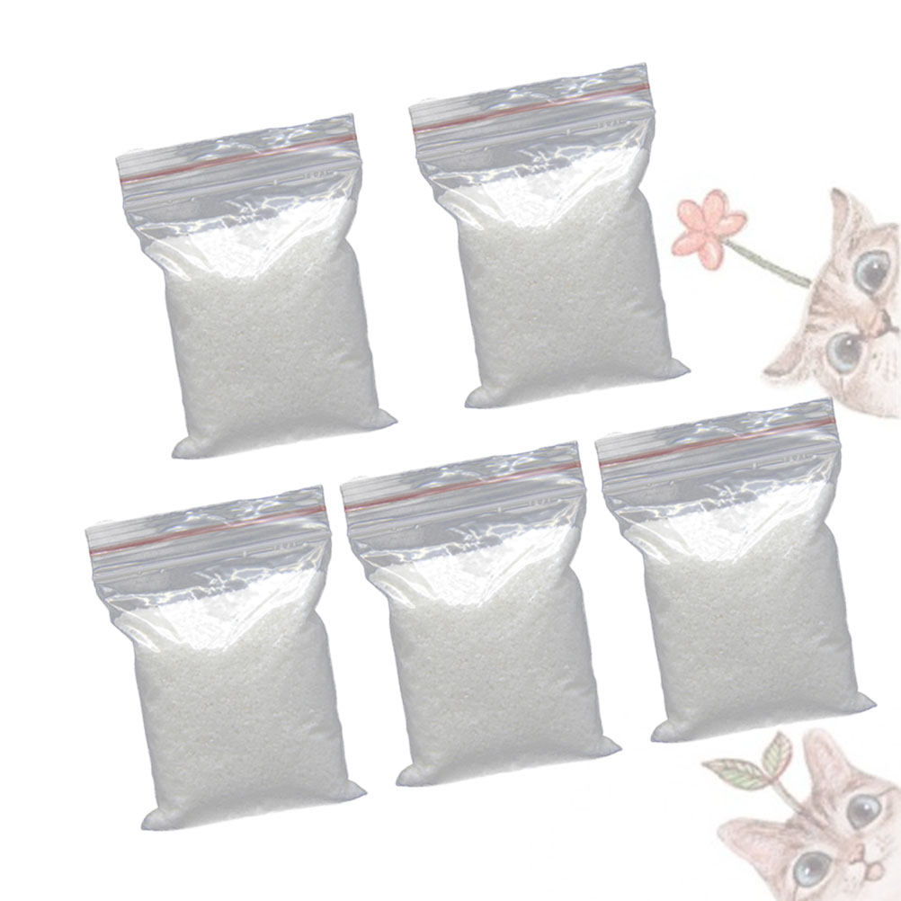 Aquarium Sand White - 5Packs 80G White Beauty Sand for