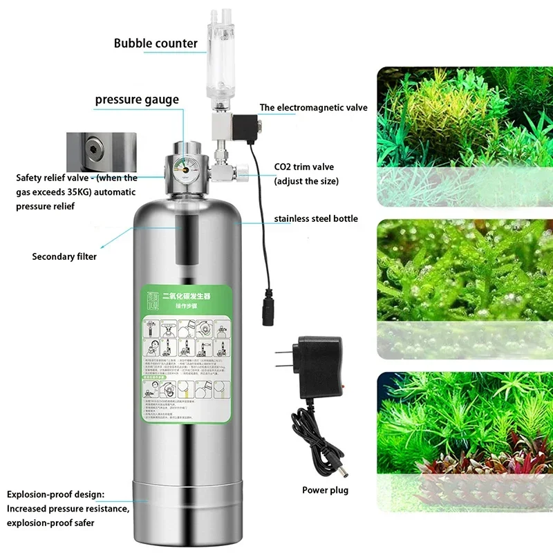 Aquarium CO2 Generator system  - Planted Aquarium Co2 System 리뷰 및 가격