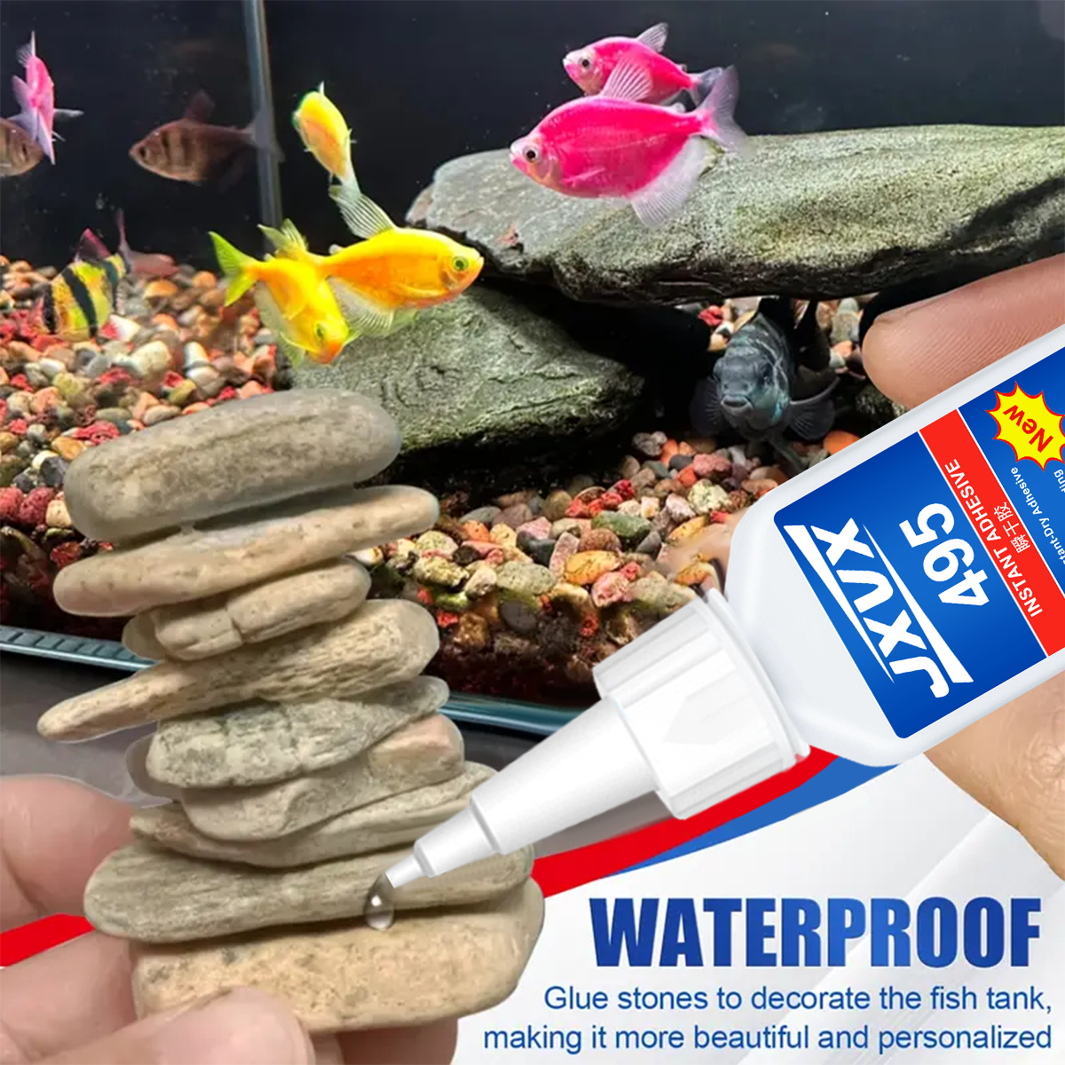 Fish Tank Multi-Purpose Thick  - Aquarium Plant Glue Gel 리뷰 및 가격