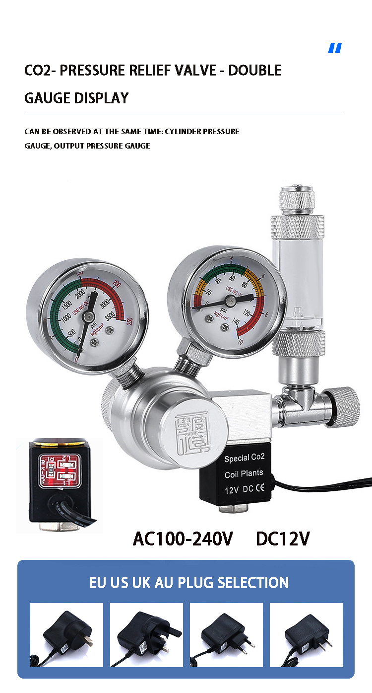Aquarium CO2 regulator solenoi - Planted Aquarium Co2 System 리뷰 및 가격