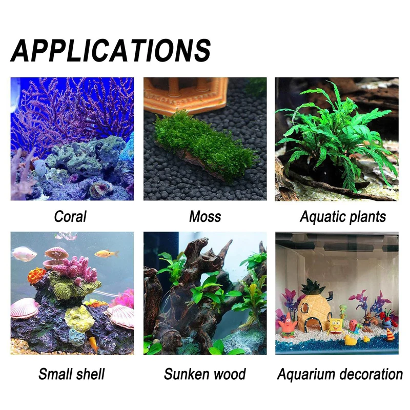 Fish Tank Landscaping Moss Glu - Aquarium Plant Glue Gel 리뷰 및 가격