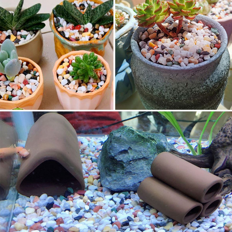 100g Mixed Color Gravels Stone - Aquarium Plant Gravel 리뷰 및 가격