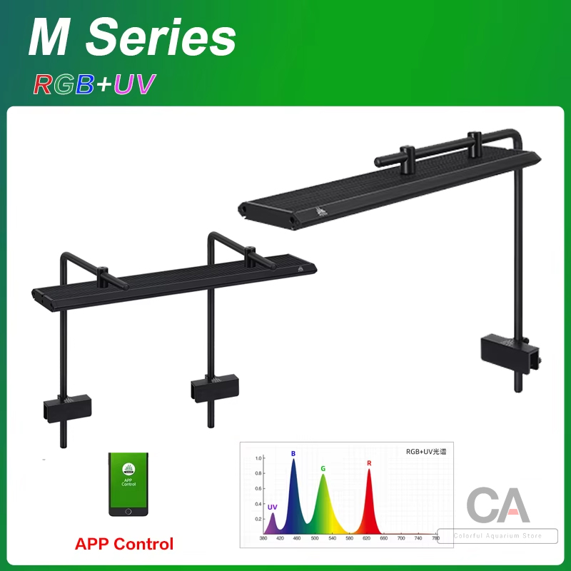 WEEK AQUA LED M Series RGB+UV  - Planted Aquarium Cycling 리뷰 및 가격