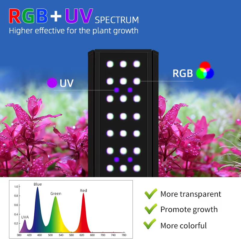 WEEK AQUA LED M Series RGB+UV  - Planted Aquarium Cycling 리뷰 및 가격