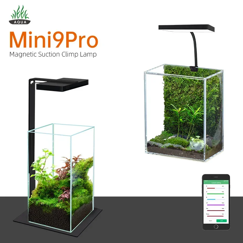 WEEK AQUA Mini 9 Pro USB Nano  - Aquarium Plant Display 리뷰 및 가격