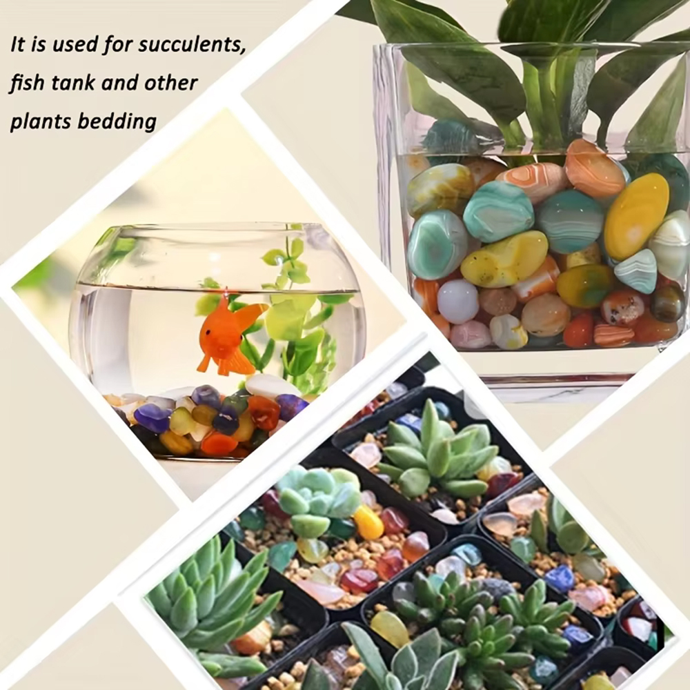 Natural Stone Tumbled Agate Gr - Aquarium Plant Gravel 리뷰 및 가격