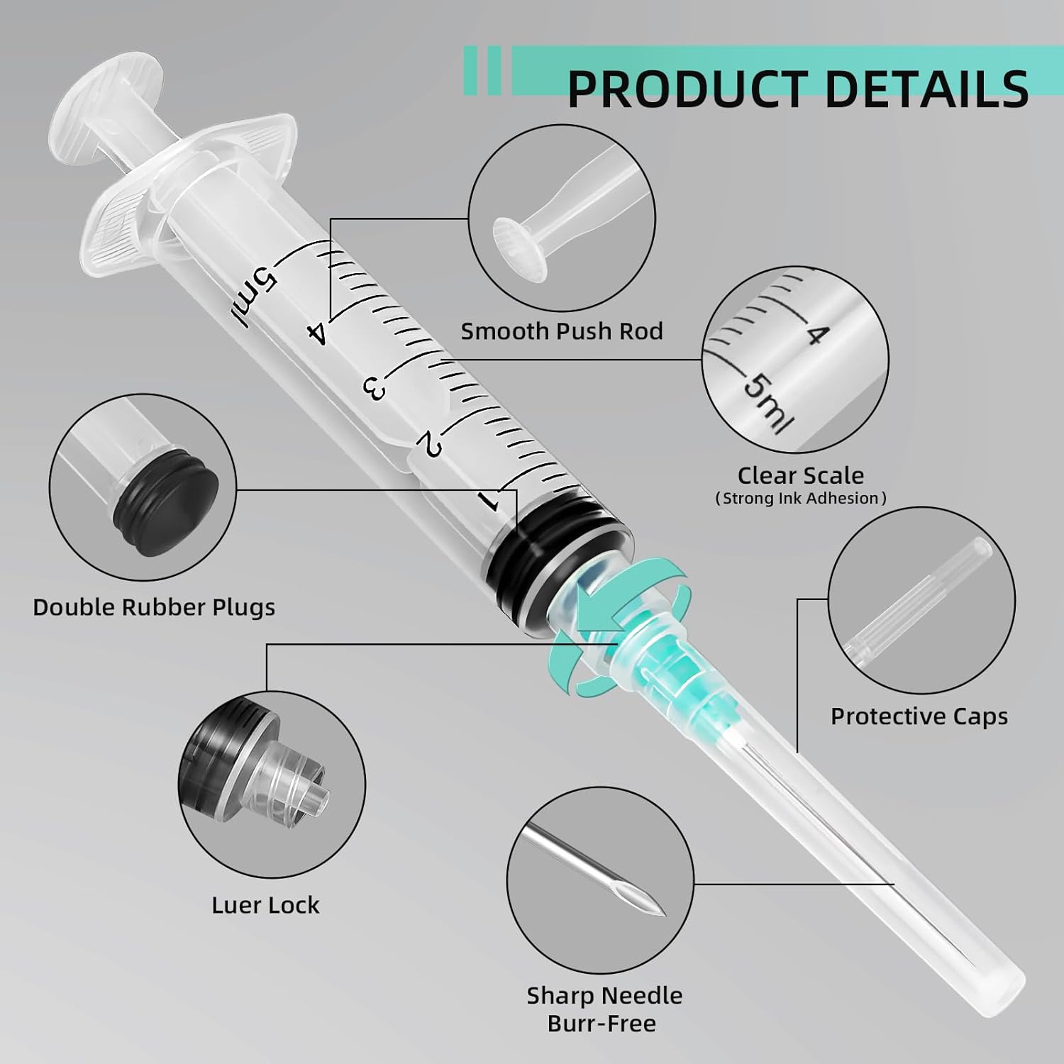 50 Pieces of 5ml Luer-Lock Syr - Planted Aquarium Supplies 리뷰 및 가격