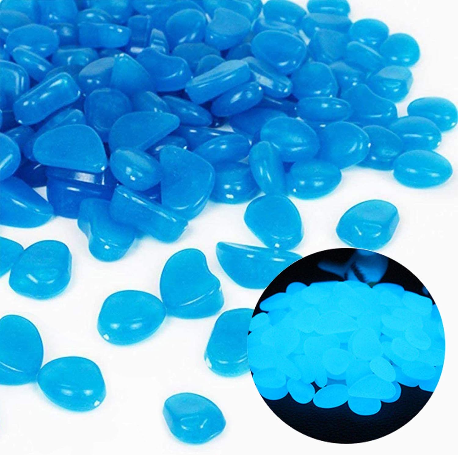Fish Tank Rocks Glow Blue Pebb - Planted Aquarium Supplies 리뷰 및 가격