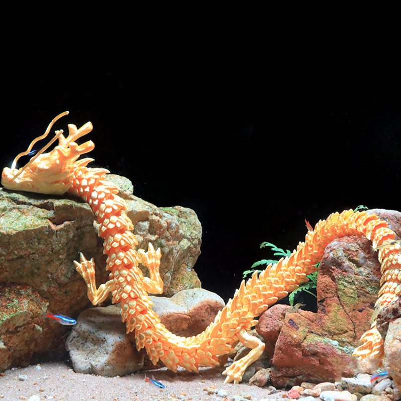 3D Printed Conjoined Dragon Or - Aquarium Plant Display 리뷰 및 가격