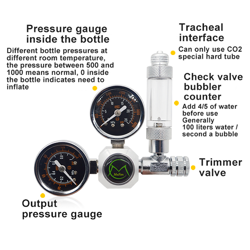 Aquarium CO2 Regulator Magneti - Planted Aquarium Co2 System 리뷰 및 가격