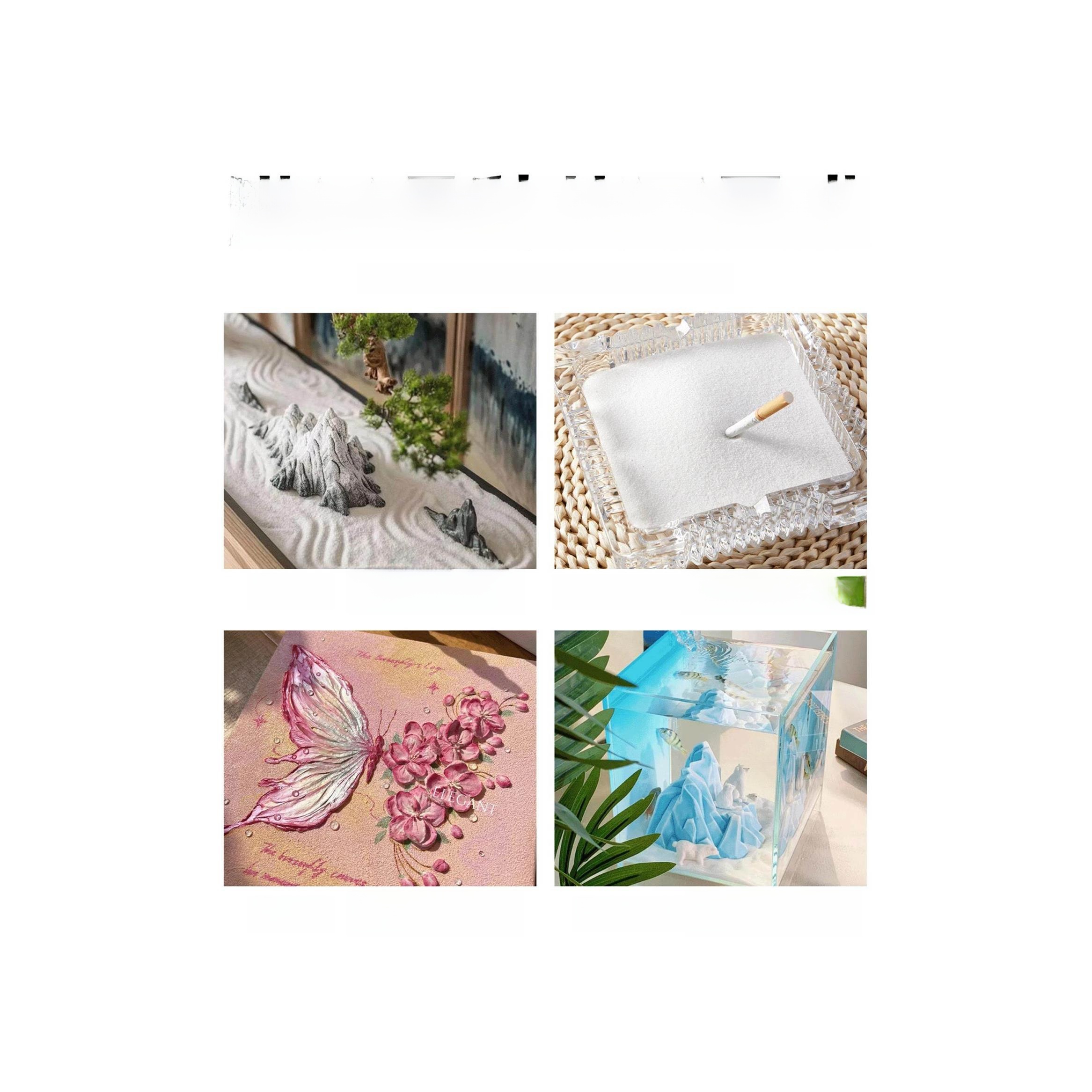 Natural Quartz Sand Fine Sand  - Aquarium Sand White 리뷰 및 가격
