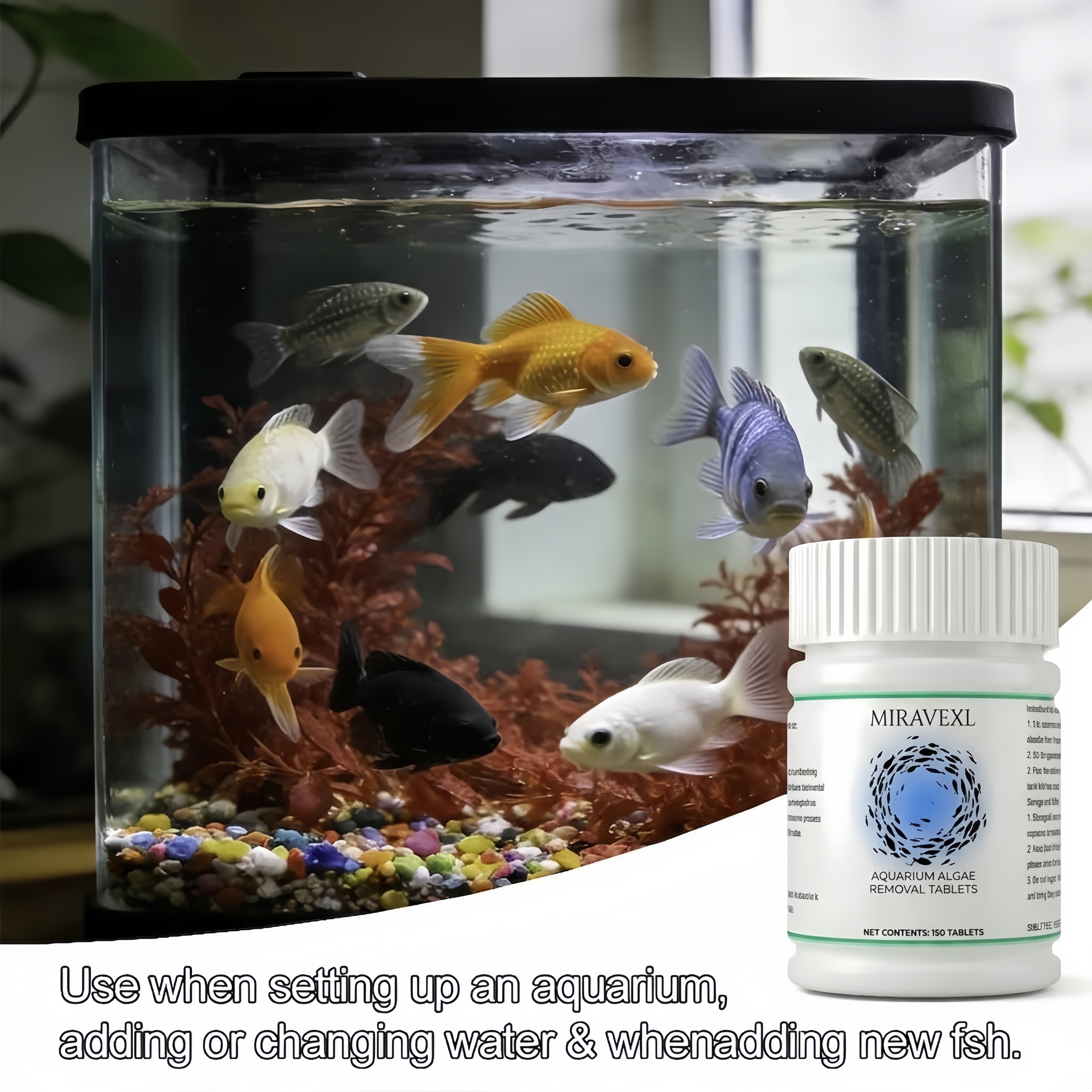 150 Ct Aquarium Algae Removal  - Planted Aquarium Algae Remover 리뷰 및 가격