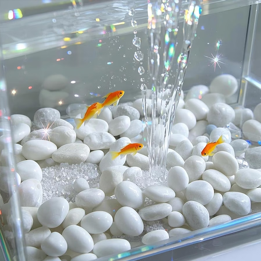 600g Smooth Polished Pebbles,  - Aquarium Sand White 리뷰 및 가격