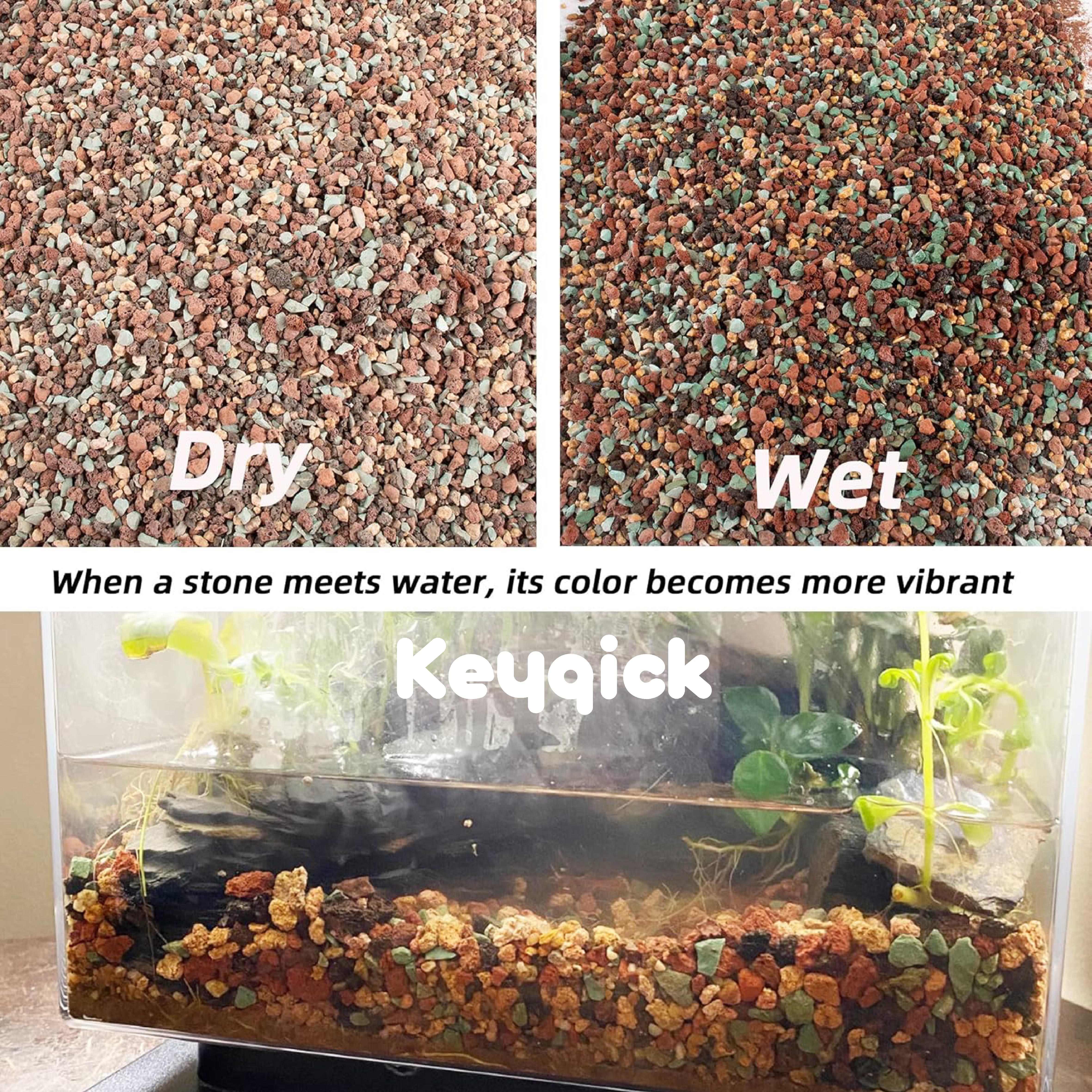 1lbs Natural Color Mixed Grave - Aquarium Plant Gravel 리뷰 및 가격